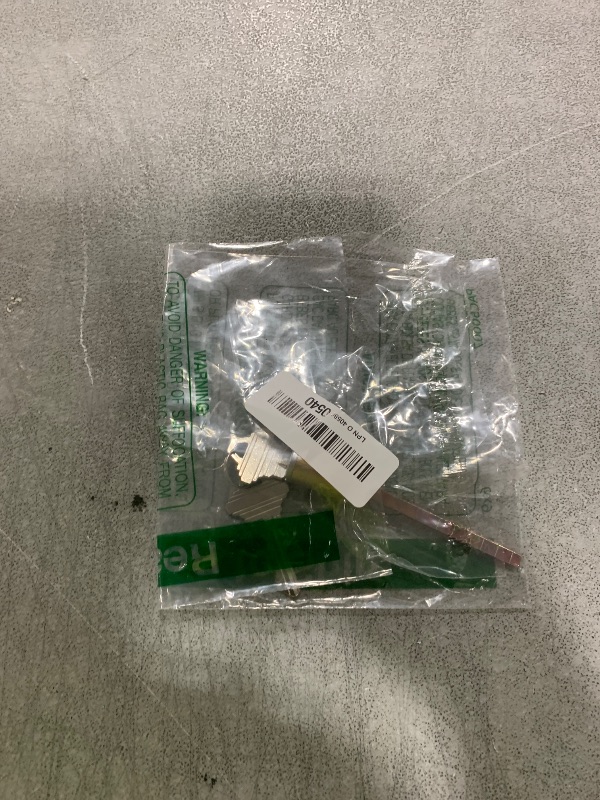 Photo 1 of Prime-Line E 2103 Cylinder Lock, 1-1/4 In., Schlage Shaped Keys (Single Pack)