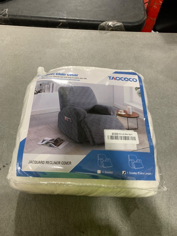 Photo 1 of TAOCOCO Oversized Recliner Cover Stretch Recliner Chair Covers, Jacquard Reclining Chair Cover, Furniture Protector Sofa Slipcovers Couch Covers with Elastic Bottom for Kids, Pets (Cream White)