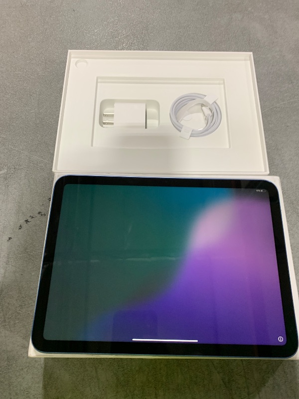 Photo 1 of Apple iPad 11-inch: A16 chip, 11-inch Model, Liquid Retina Display, 128GB, Wi-Fi 6, 12MP Front/12MP Back Camera, Touch ID, All-Day Battery Life — Blue