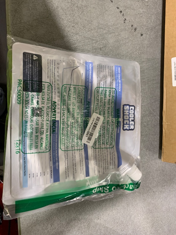 Photo 1 of Cooler Shock Ice Packs for Cooler - Long Lasting, Reusable Freezer Packs for Coolers, Camping Gear, Fishing, Road Trips, Beach Must Haves, Medium