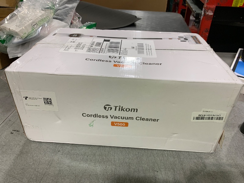 Photo 1 of Tikom V500 Cordless Vacuum Cleaner for Home, 40000Pa/450W Stick Vacuum with LED Touch Screen, Charging Wall Dock, Anti-Tangle, Lightweight Handheld Vacuum for Pet Hair, Hard Floor, Carpet