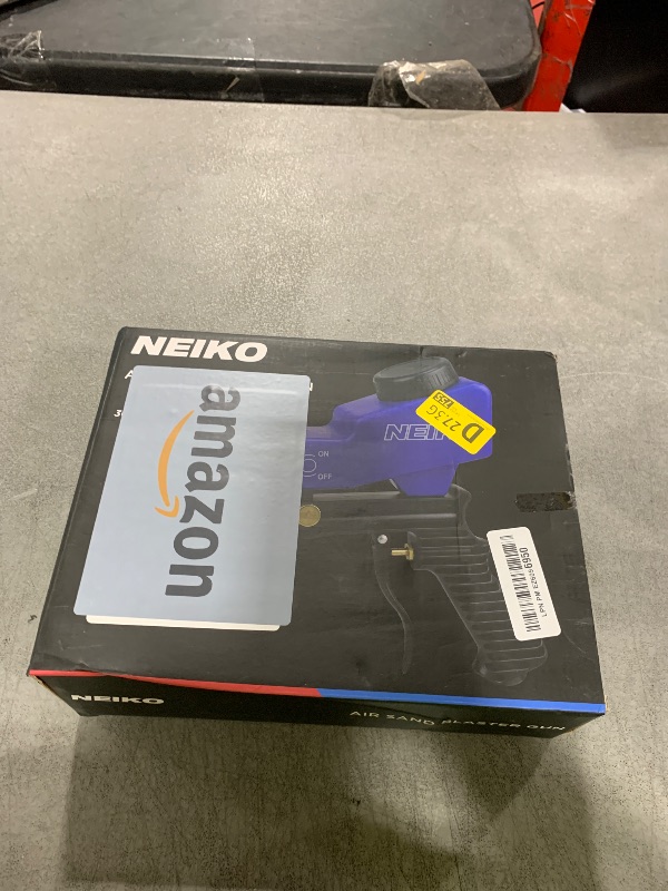 Photo 1 of NEIKO 30068A Air Sand Blaster Gun | Remove Paint, Rust, Stains, and Grime on Surfaces | Gravity Feed | Replaceable Steel Nozzle