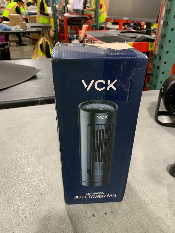 Photo 1 of VCK 13'' Tower Fan for Bedroom,27ft/s Velocity Quiet Floor Fan,90° Bladeless Fan for Indoors with 3 Speeds,3 Modes,Oscillating Fans for Indoors,Portable Desk Table Fans for Room, Home,Office