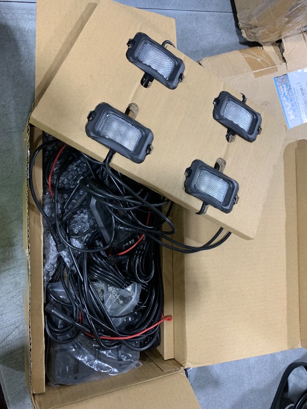 Photo 1 of MICTUNING C2+ RGB+IC Chasing Color Rock Lights, 8 Pods Underglow Neon Lighting Kit, Extensible Up to 24 Pods, Multi-Function APP Control, Waterproof IP68, for Trucks ATV UTV SUV