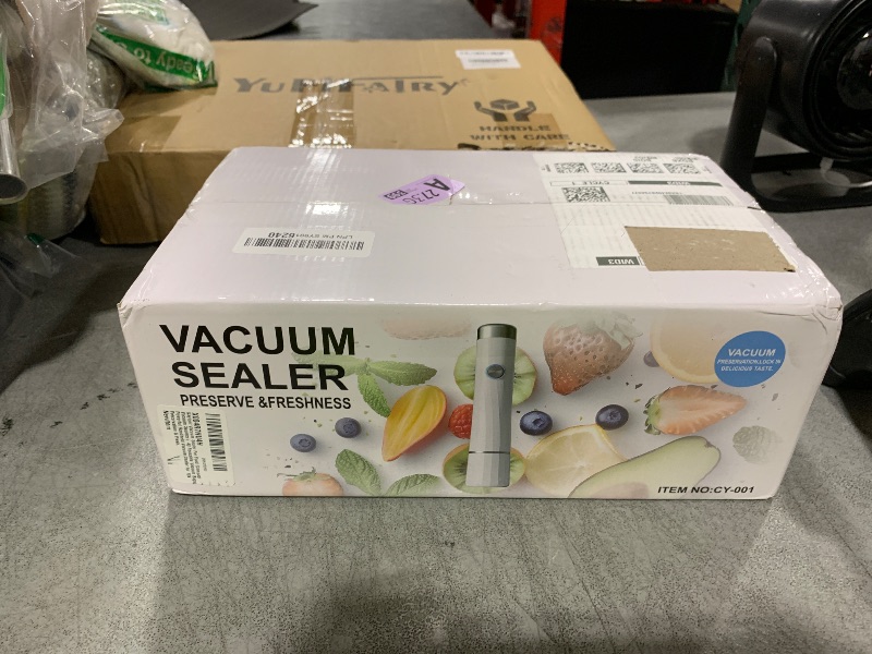 Photo 1 of Kayiant Vacuum Sealer For Food (Compact Vacuum Sealers+ 40 Reusable Vacuum Bags), Powerful Handheld Vacuum Sealer for 10X Preservation & Fresh.