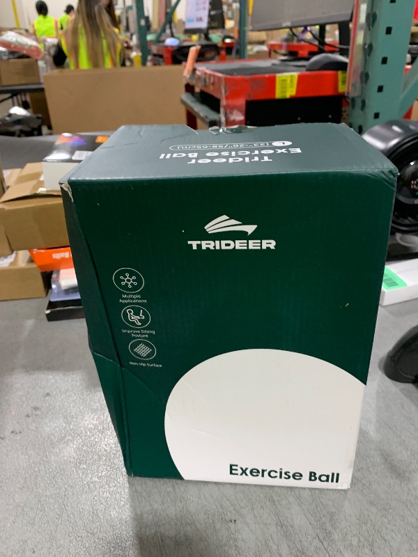 Photo 1 of Trideer Yoga Ball for Exercise, Pregnancy & Birthing, 5 Sizes Exercise Ball for Physical Therapy, Stability, Fitness, Quick Pump Included
