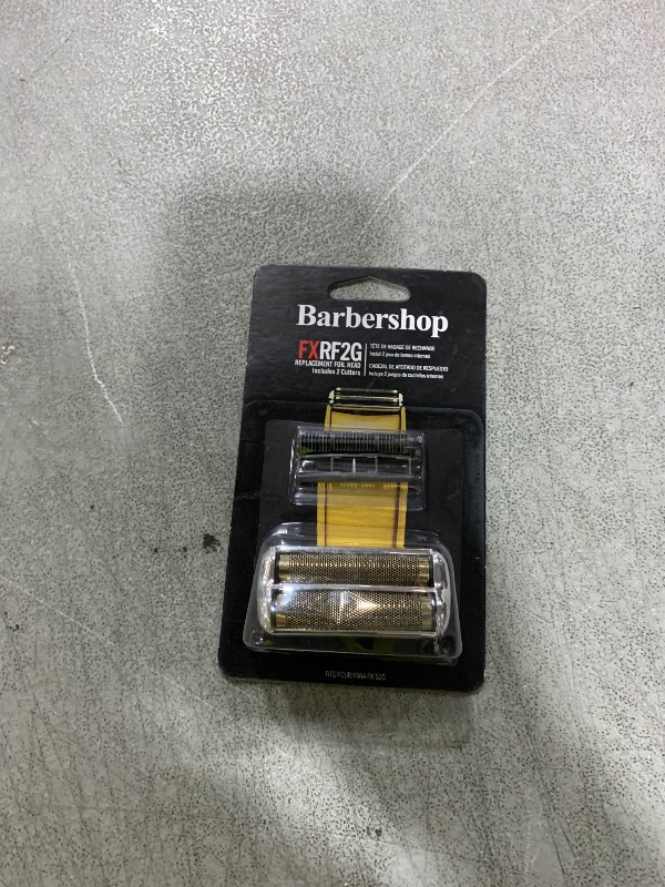 Photo 1 of Replacement Foil and Cutters for BaBylissPRO Barberology Double Foil Shaver, Replacement Foil for BaBylissPRO Barberology FXFS2 Shaver, Silver