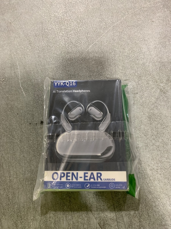 Photo 1 of Paekole Translation Earbuds Real Time - AI 144 Language Translator Earbuds, Audifonos Traductores Inglés Español, 3-in-1 Translating Device, Translate Ear Buds for Travel Learning with Charging Case