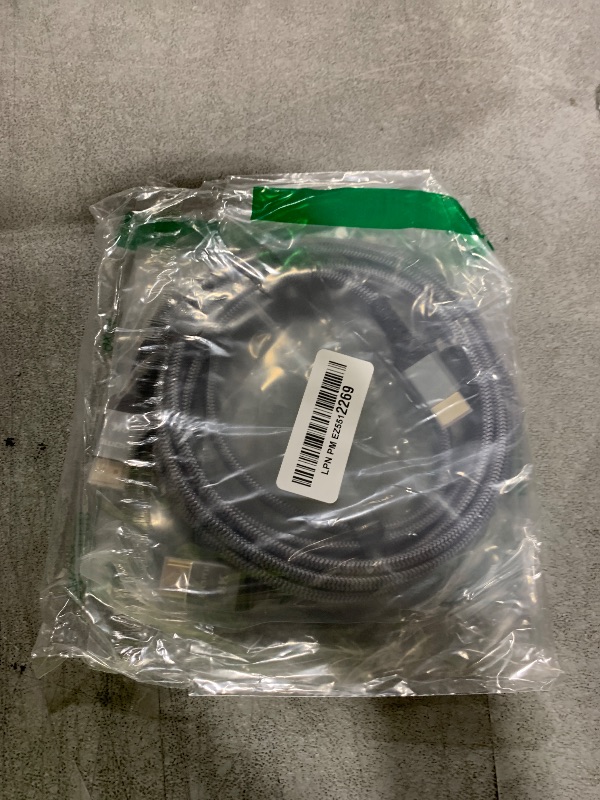 Photo 1 of 10K 8K HDMI 2.1 Cable 2-Pack 6.6FT, Highwings Certified 48Gbps Ultra High Speed Slim HDMI Cord,Support 4K@120Hz 8K@60Hz, HDCP 2.2&2.3, Dynamic HDR,eARC,DTS:X, Compatible with Roku TV/HDTV/PS5/Blu-ray