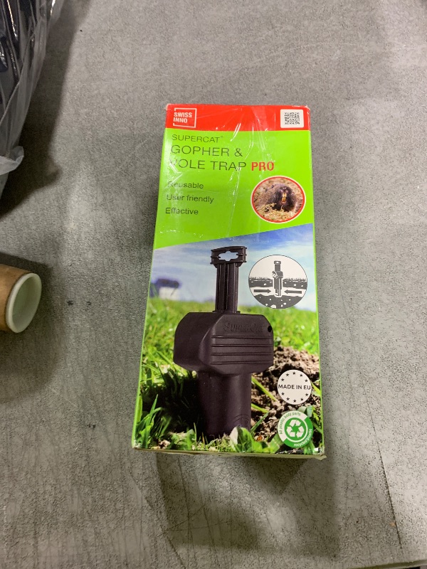 Photo 1 of SWISSINNO Gopher & Vole Trap PRO SuperCat – Reusable Tunnel Trap with Dual-Trigger System – Easy to Set, Made in Europe – High Catch Rate - 1 Pcs