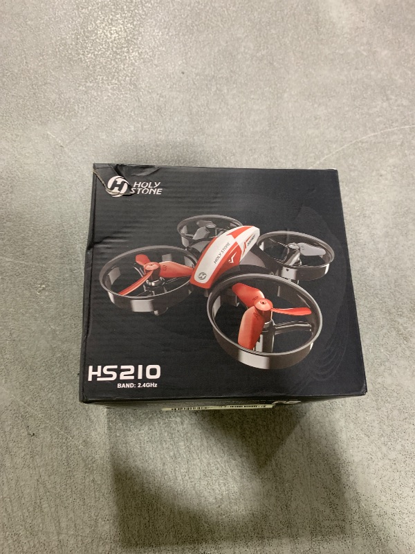 Photo 1 of Holy Stone Mini Drone for Kids and Beginners RC Nano Quadcopter Indoor Small Helicopter Plane with Auto Hovering, 3D Flips, Headless Mode and 3 Batteries, Great Gift Toy for Boys and Girls, HS210 Red