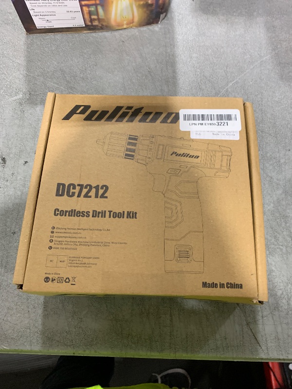 Photo 1 of PULITUO 12V Pink Cordless Drill Set Power Drill Kit with Battery and Charger,electric drill home improvement,3/8-Inch Keyless Chuck,Built-in LED,21+1 Torque Setting small drill