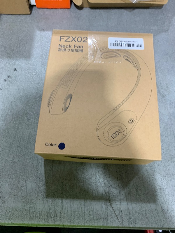 Photo 1 of Portable Neck Fan With LED Display, Hands-free 5 Speeds Cooling, Neck Support, Lightweight, Battery Operated, Personal Bladeless Fan Rechargeable, Gift for Women Men, Hot Flashes, Travel, Camping