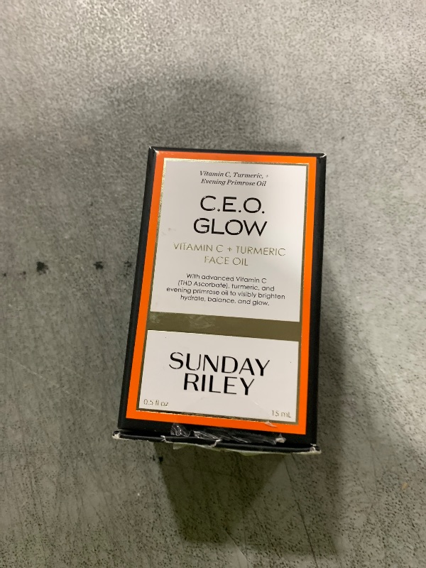 Photo 1 of Sunday Riley C.E.O. Glow Vitamin C & Turmeric Face Oil, 0.5 Fl Oz