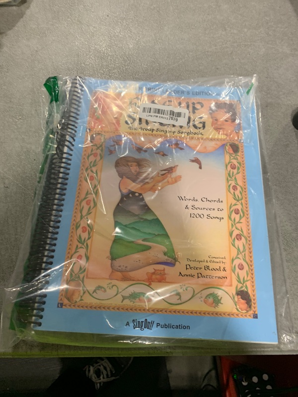 Photo 1 of Rise Up Singing Group Singing Songbook | Large Print Leaders Edition with 1200 Songs for Guitar and Voice | Lyrics and Chords for Camp, Choir, Folk, and Community Music | Spiral Bound Songbook