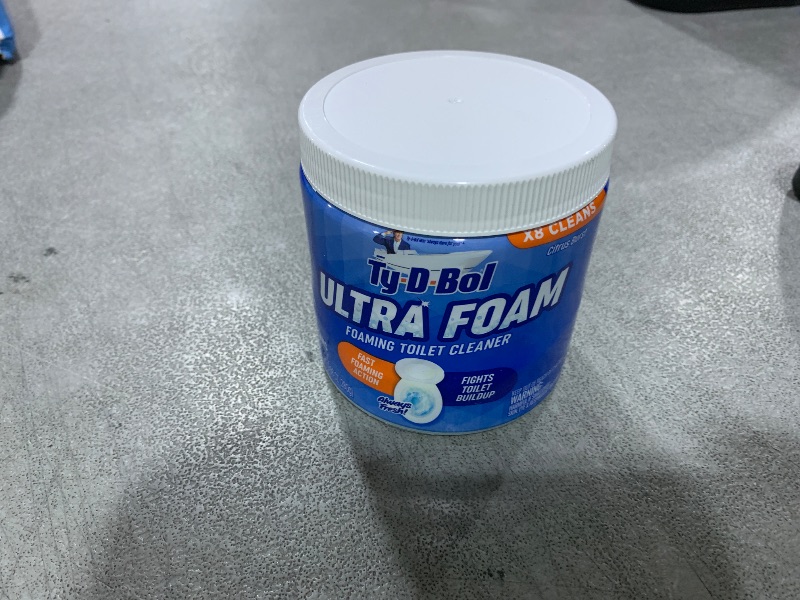 Photo 1 of Ty-D-Bol Ultra Foam Toilet Bowl Cleaner - Provides Up to 8 Cleans - Citrus Scent - Fights Buildup and Eliminates Stains Using Immediate Foaming Action