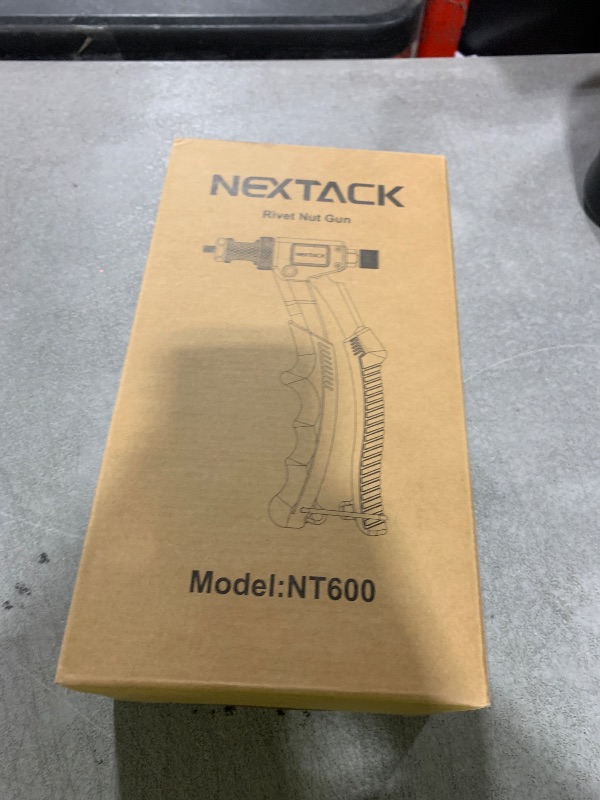 Photo 1 of NEXTACK Rivet Nut Tool Kit with a Step Drill Bit & 80 Nutserts for Tight Space, 8" Rivnut Tool Set Riveter with 8 Mandrels 6-32 8-32 10-24 1/4-20 M3 M4 M5 M6 in Organized Rugged Carrying Case NT600