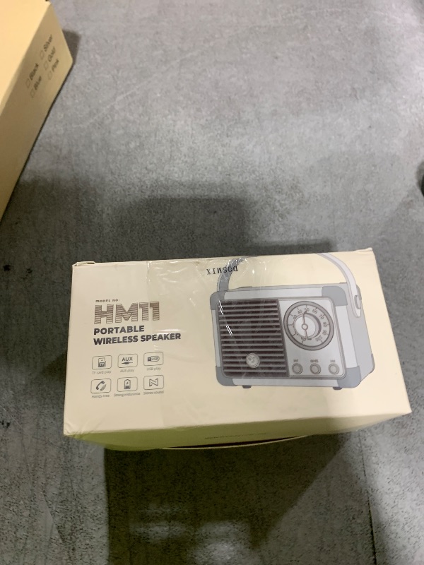 Photo 1 of Dosmix Retro Bluetooth Speaker, Vintage Decor, Mini Wireless Bluetooth Speaker, Cute Old Fashion Style for Kitchen Desk Bedroom Office Party Outdoor Accessories for iPhone Android (Green)