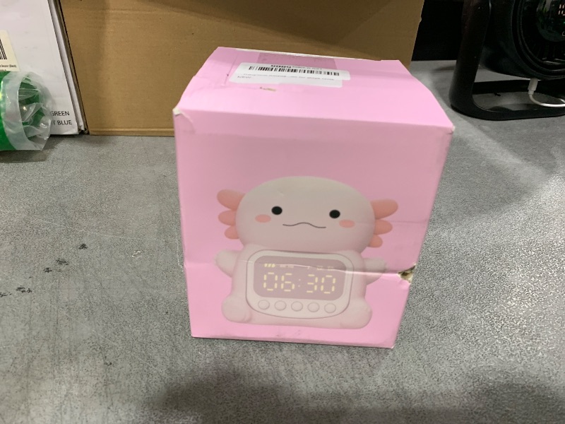 Photo 1 of Raityibnd Axolotl Alarm Clock with Night Light for Kids, Rechargeable Silicone Lamp Time to Wake Clock?Cute Animal Lamp, Perfect Sleep Companion for Boys Girls