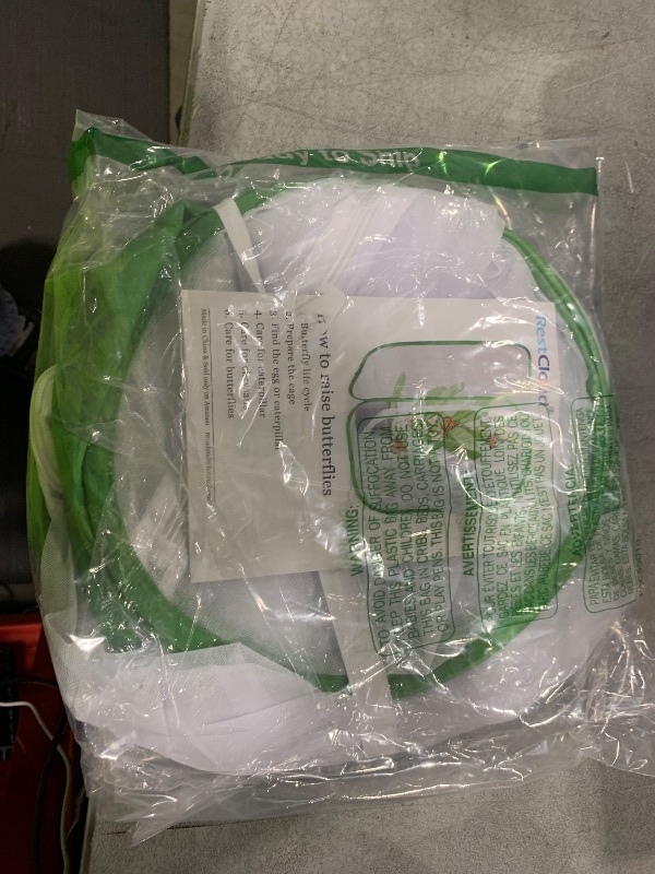 Photo 1 of RESTCLOUD 36" Large Monarch Butterfly Habitat, Giant Collapsible Insect Mesh Cage Terrarium Pop-up 24 x 24 x 36 Inches