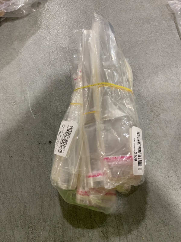 Photo 1 of 300PCS Clear Self Sealing Cellophane Bags - Cookie, Candy & Bread Bags (5x7 Inches)