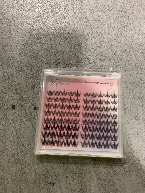 Photo 1 of Fyonas Lash Clusters Manga Eyelash Clusters Spiky Cluster Eyelash Extensions 80Pcs C Curl Individual Lashes Volume Anime Lash Clusters with Thin Band Cosplay Lashes DIY at Home (Cutey)