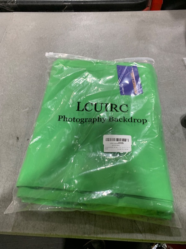 Photo 1 of 10X12ft Green Screen Backdrop for Photography, LCUIRC Chromakey Polyester Collapsible Greenscreen Background for Streaming, Photography, Zoom Meeting, Video Editing, Podcasting