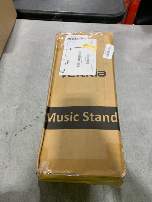 Photo 1 of Vekkia Sheet Music Stand-Metal Professional Portable Perforated Music Stand with Carrying Bag,Folding Adjustable Music Holder,Super Sturdy suitable for Instrumental Performance & Band & Travel
