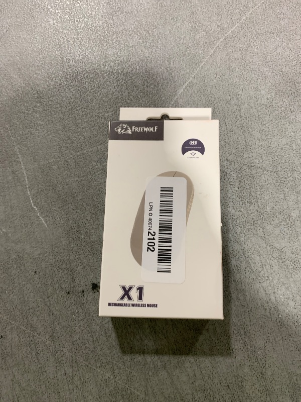 Photo 1 of MAGIC-REFINER X1 Wireless Computer Mouse for Laptop with Battery Level Visible, 2.4G Portable Ultra Slim USB Mouse, Silent Click 1600 DPI for Windows/Mac/PC/Office