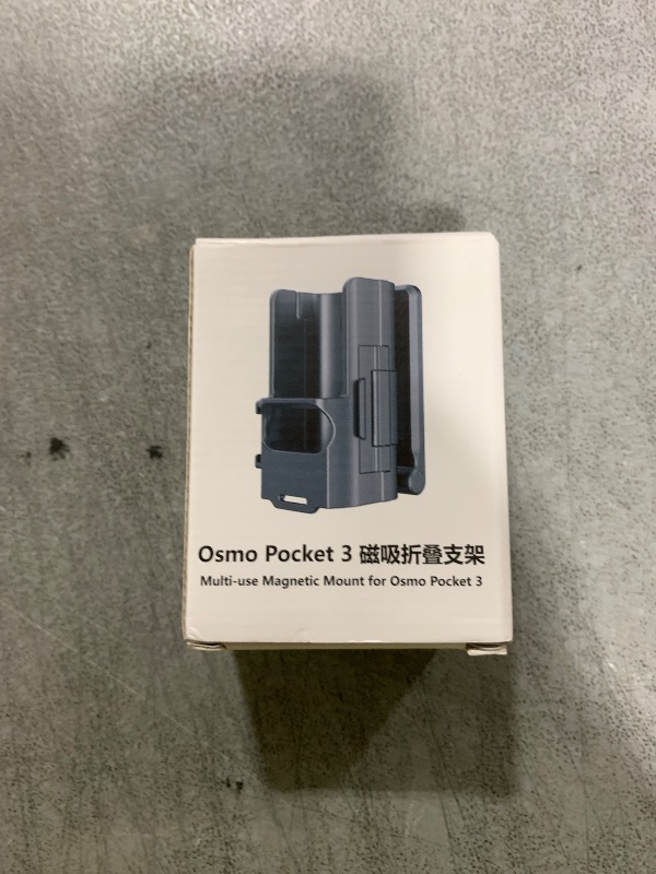 Photo 1 of Jkoailiwi Magnetic Mount for DJI Osmo Pocket 3, DJI Car Mount Stand with 1/4" Port and Cold Shoe, Lightweight Osmo Pocket 3 Accessories Magnet Adapter, 180° Adjustable Magnetic Handle