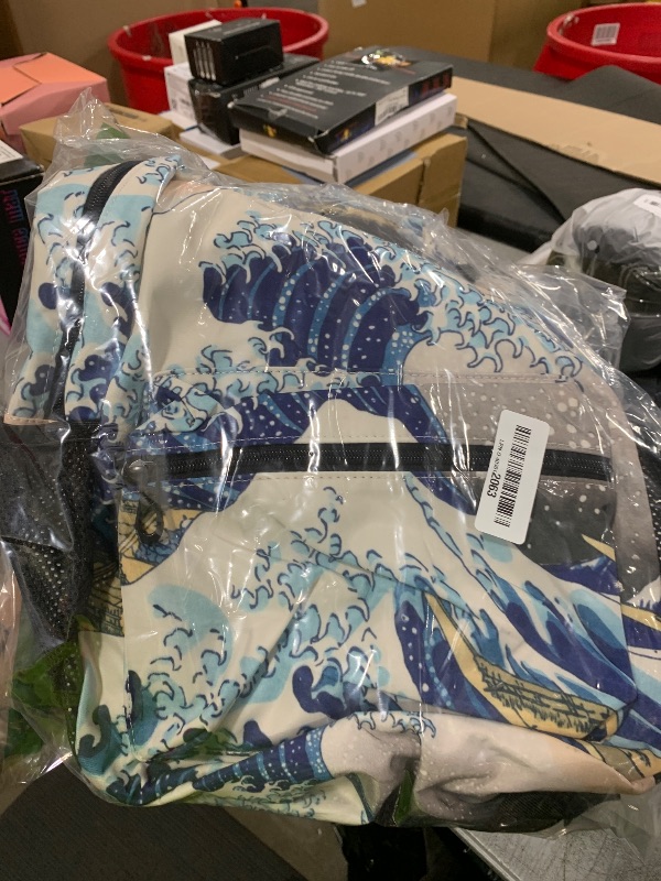 Photo 1 of WIHVE School Backpack Great Wave Kanagawa Bookbag Travel Ruckack One_Size