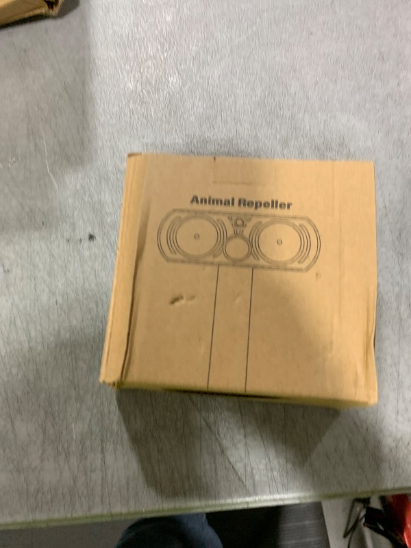 Photo 1 of Upgraded Solar Ultrasonic Animal Repellent Outdoor, Deer Repellent Devices Motion Detection, Waterproof Cat Squirrel Skunk Raccoon Dog Chipmunk Deterrent with Flash Lights for Yard Farm Garden Patio