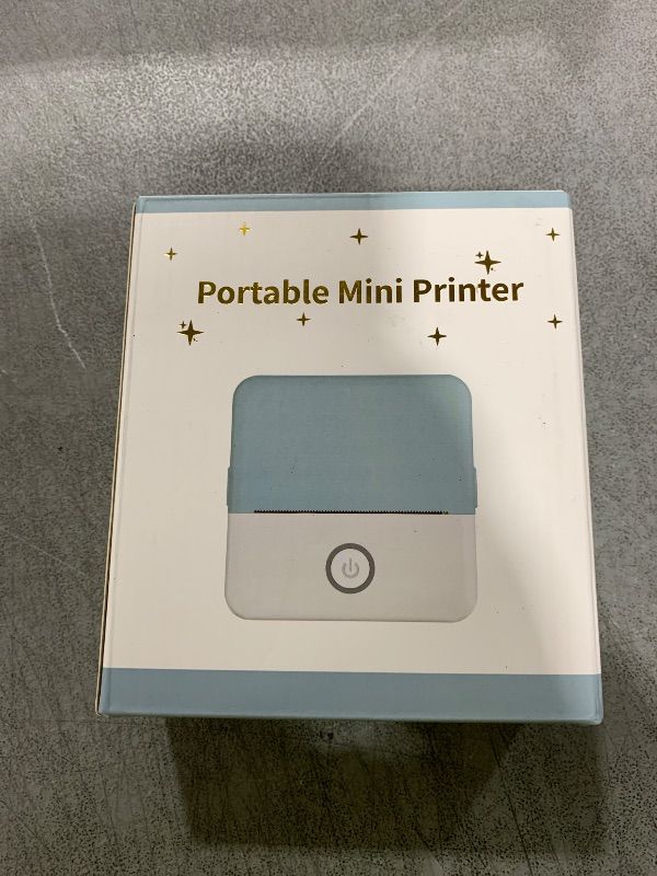 Photo 1 of VEUIEIZT Mini Pocket Printer - Inkless Sticker Printer, Compatible with iOS + Android for Study Notes, Memo, Fun, Work, Journal