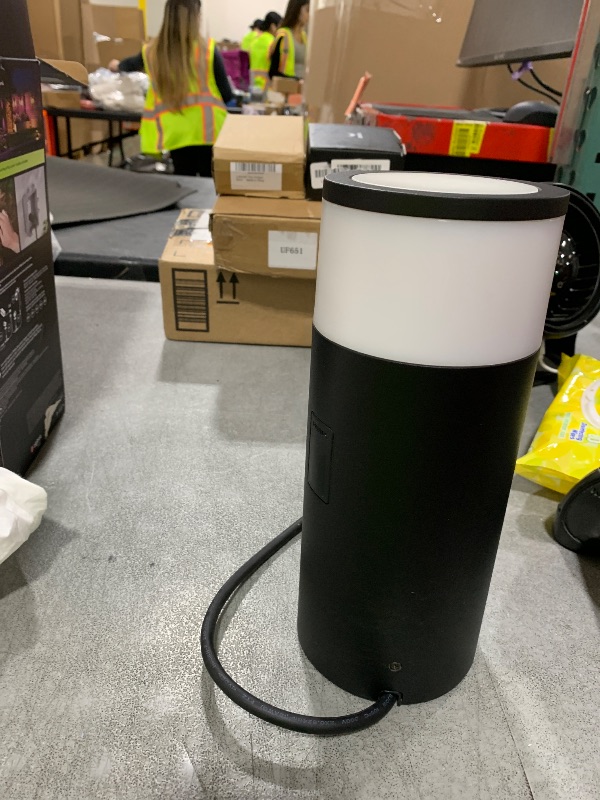 Photo 1 of Philips Hue Calla Outdoor Smart Pathway Light - White & Color Ambiance LED Walkway Lights - Low Voltage Lighting - 1 Pack - Requires Bridge and Power Supply - Control with App and Voice - Weatherproof