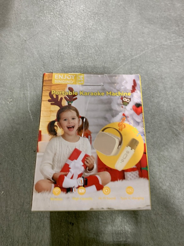 Photo 1 of Mini Karaoke Machine,Funny Toys Christmas Birthday Gifts for Kids Age 4-12 Girls,Boys,Adults,MEGUO Karaoke Microphone Toys for 4,5,6,7,8,9,10,11,12+ Year Old Girls Boys Kids Birthday Party