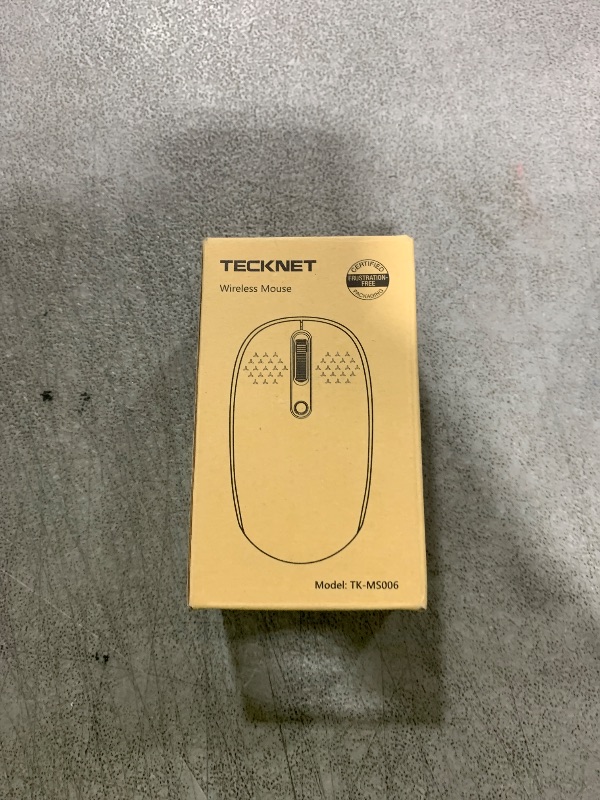 Photo 1 of TECKNET Wireless Mouse, 2.4G Quiet Computer Mouse with USB Receiver, 4 Buttons Portable Cordless Mice for Chromebook, Laptop, PC, Mac, 800/1200/1600 DPI - Purple
