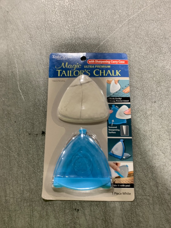 Photo 1 of Tailor Seville Magic Ultra Premium Tailor's Chalk with Sharpening Carry Case - White