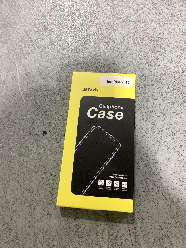 Photo 1 of JETech Matte Case for iPhone 13 6.1-Inch, Shockproof Military Grade Drop Protection, Frosted Translucent Back Phone Cover, Anti-Fingerprint (Black)