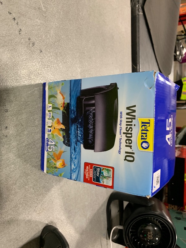 Photo 1 of Tetra Whisper IQ Power Filter 45 Gallons, 215 GPH, With Stay Clean Technology