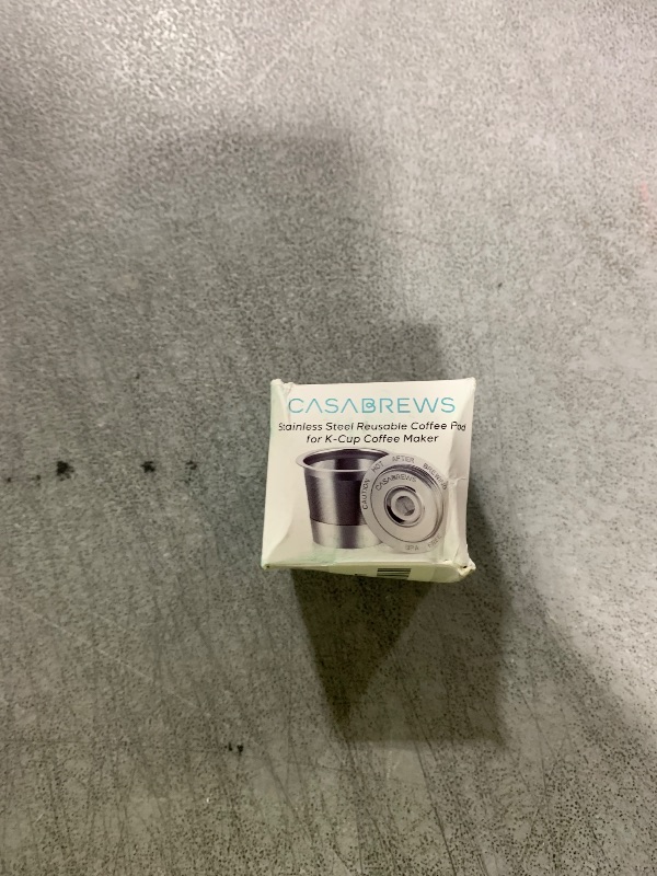 Photo 1 of CASABREWS CASKF01 Reusable K Cups Coffee Pods for Keurig, Universal Stainless Steel Refillable Reusable K Cup Coffee Filters Compatible with Keurig 1.0 Coffee Machines, Eco-Friendly, BPA-Free