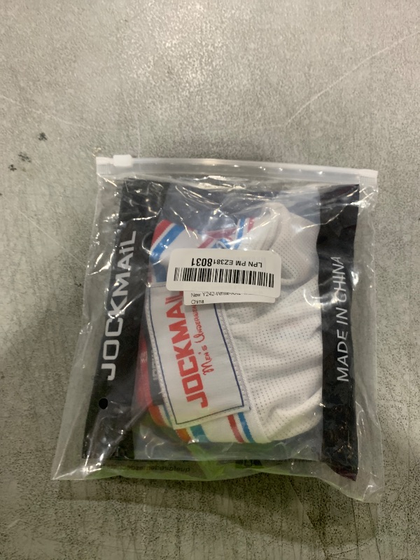 Photo 1 of JOCKMAIL Jockstrap Athletic Supporters for Men Jock Strap Male Underwear for Gym Sport White