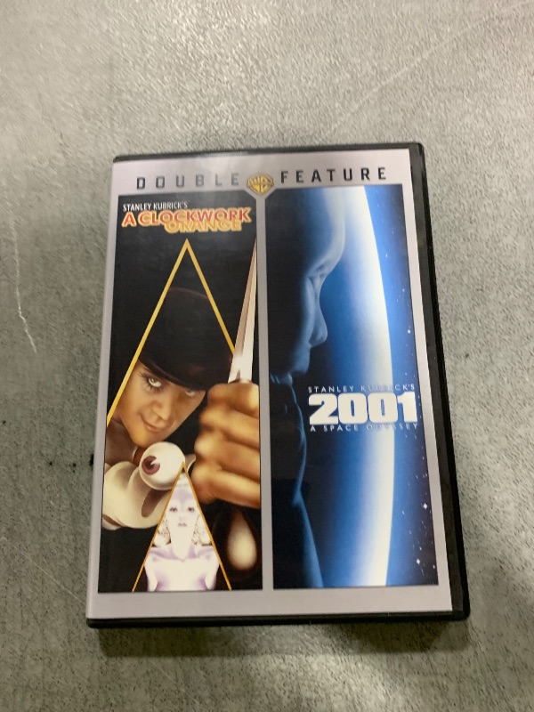 Photo 1 of Double Feature: A Clockwork Orange / 2001 A Space Odyssey [DVD]