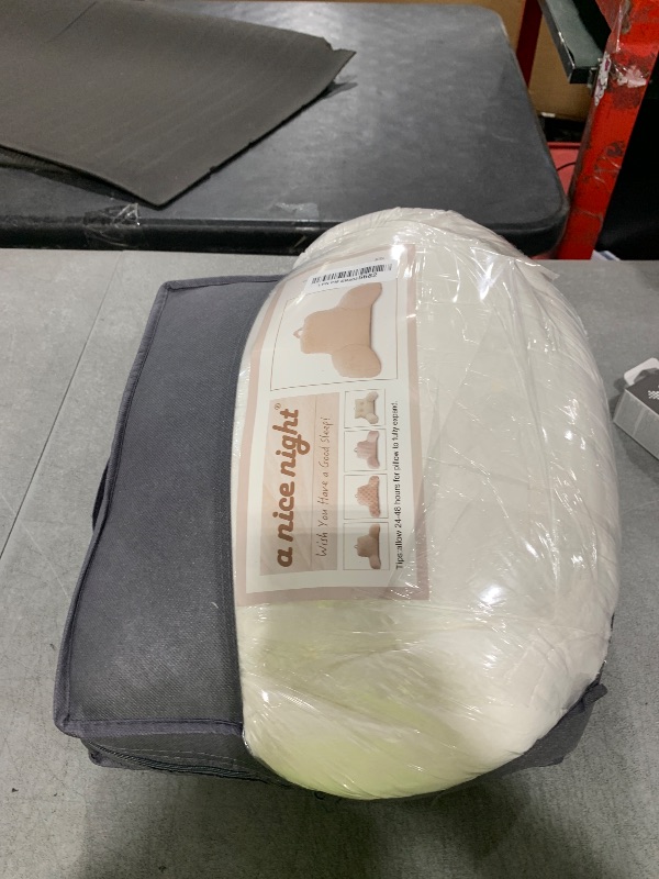 Photo 1 of A Nice Night Faux Fur Reading Pillow Bed Wedge Large Adult Children Backrest with Arms Back Support for Sitting Up in Bed/Couch for Bedrest,Ivory