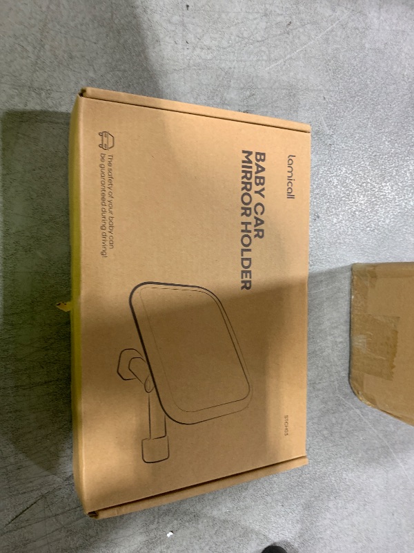 Photo 1 of Lamicall Baby Car Mirror for Backseat - [2025 Safest Triangle Hook Clip] Acrylic Car Seat Mirror for Rear Facing, 360° Rotation & Wide Clear View, 3S Quick Install, Newborn Baby Essentials Accessories