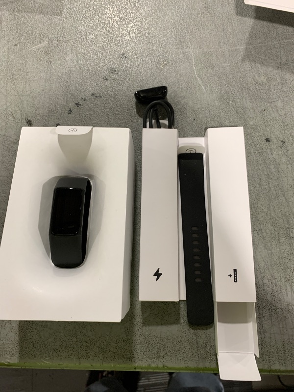 Photo 1 of Fitbit Charge 6 Fitness Tracker with Google apps, Heart Rate on Exercise Equipment, 6-Months Premium Membership Included, GPS, Health Tools and More, Obsidian/Black, One Size (S & L Bands Included)