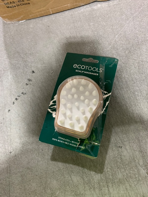 Photo 1 of EcoTools Scalp Massager, Scalp Scrubber Stimulates & Exfoliates for Better Hair Health, Reduces Product Build-Up, Gentle Silicone Bristles Massage, Eco-Friendly & Cruelty-Free, 1 Count