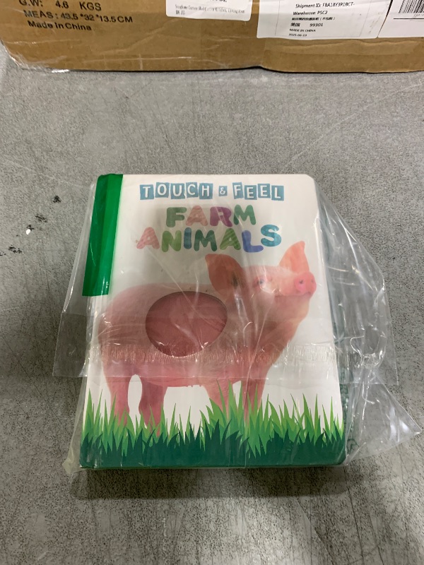 Photo 1 of Touch and Feel Farm Animals - Novelty Book - Children's Board Book - Interactive Fun Child's Book