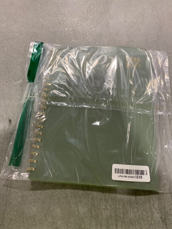 Photo 1 of RETTACY 2026-2027 Monthly Planner, Jan 2026 - Dec 2027, Large Size (8.5" x 11"), 2026-2027 Calendar, 24-Month Tabs, Flexible Plastic Cover, Spiral-bound, 100 GSM Thick Paper (Light Green)