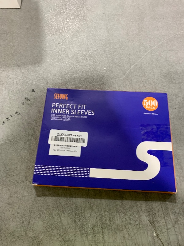 Photo 1 of 500 Pack Perfect Fit Card Sleeves, Inner Sleeves Ideal for Double-Sleeving Compatible with TCG, MTG, PKM, TCG, Trading, Gaming Cards