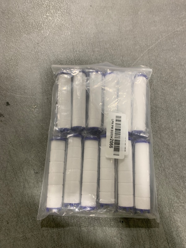 Photo 1 of 12 Pieces Hydro Jet Shower Head Filter, High Pressure Handheld Vortex Turbo Fan Shower Heads Filter